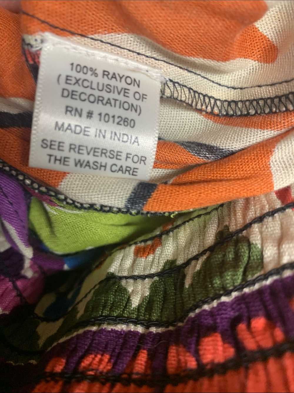 True Destination Hawaiian Wide Leg Pants Size XS - Picture 5 of 5